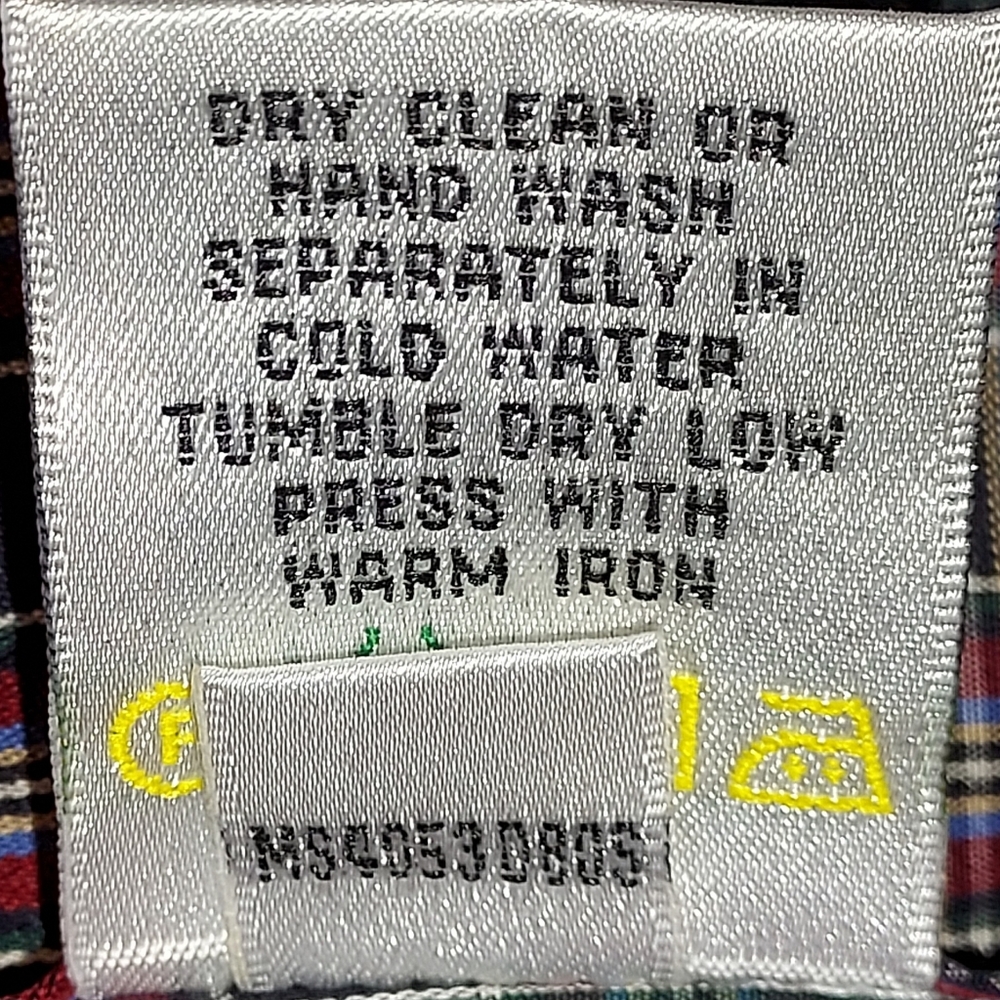 Bugatchi Blue With Multi Colored Squares Collared… - image 6